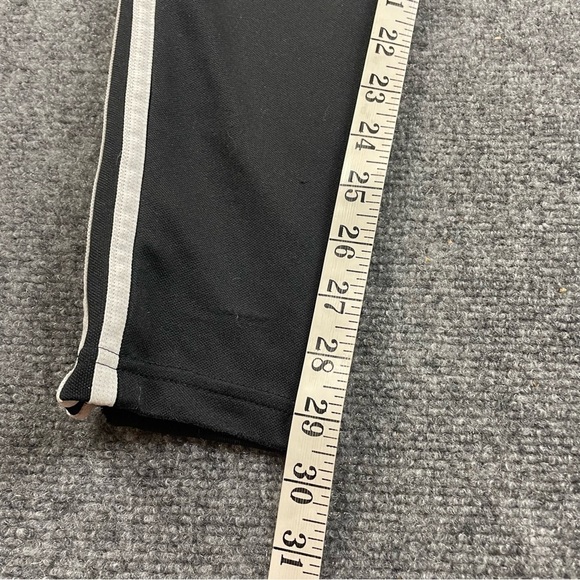 ADIDAS women’s Black Athletic Track Pants skinny fit Black/white size: Small - Picture 10 of 11